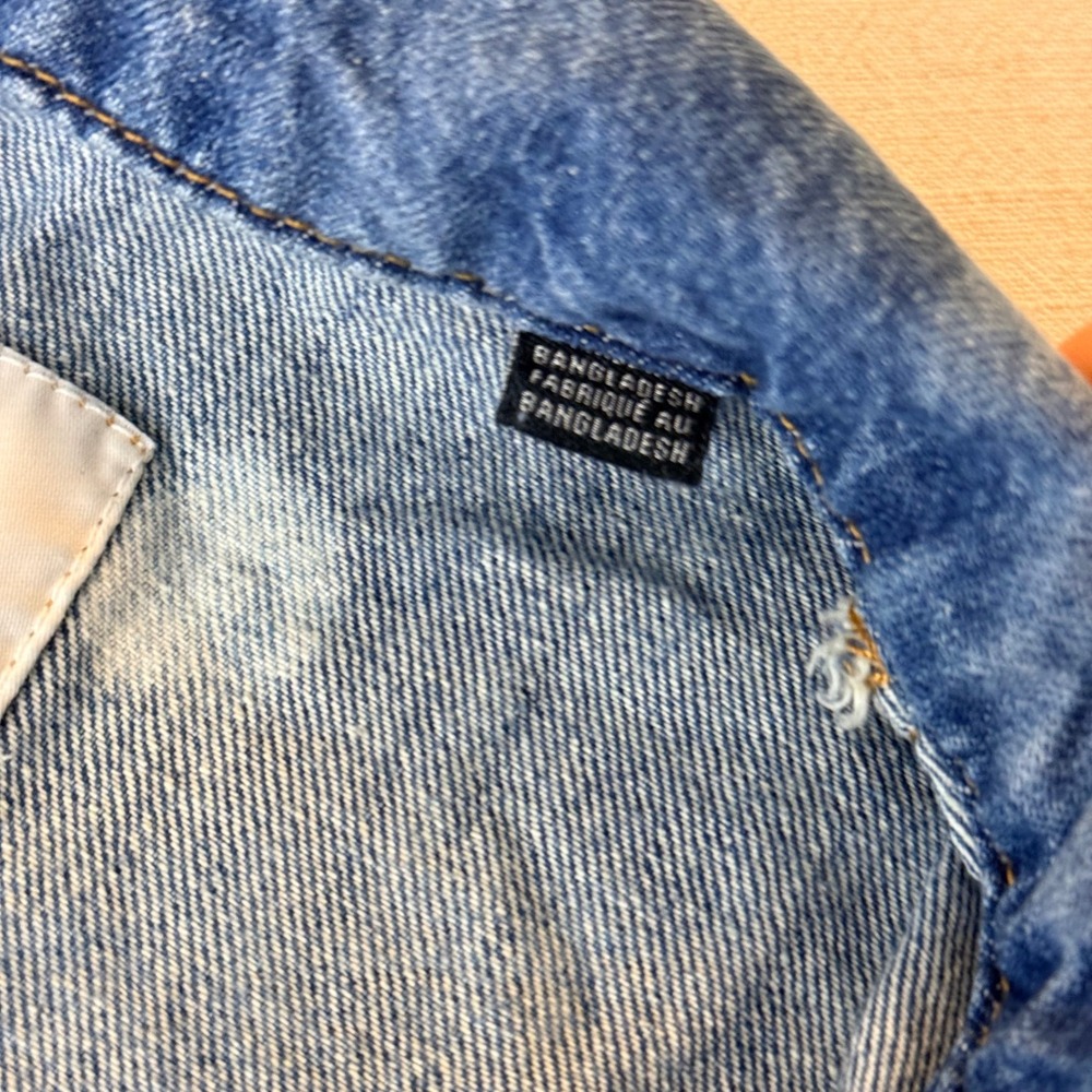 Lee Union-Alls Bleach Splatter Denim Coveralls Jumpsuit Small Utility Boho 90s - Picture 11 of 16